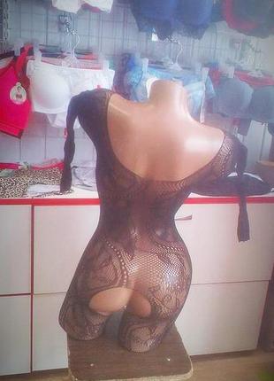 Еротичний сексуальний🔥 комбінезон сітка sexy білизна з -20 бодистокинг body stocking 😍3 фото