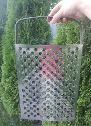 Терка корморезка ручная кормовая нержавейка для измельчения корнеплодов с крупными...