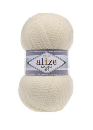 Пряжа alize lanagold 800 ализе ланаголд 800