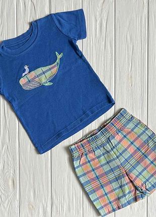 Костюм для хлопчика carter's на 24 місяці футболка поло шорти бавовна