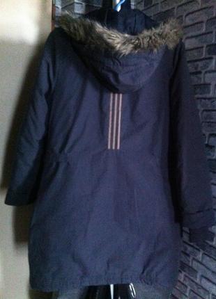 Куртка пальто на синтепоне adidas