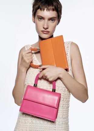 Рожева сумочка від zara