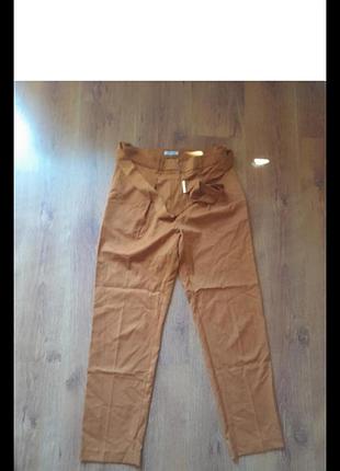 Штани, штани, бренд orsay, p. m. висока посадка, ориг пояс. , змішаний склад. нові , привезена з австрії. крлір гірчичний