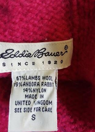 Теплый, нежный свитер"eddie bauer" since 1920 шерсть/ангора 36-385 фото