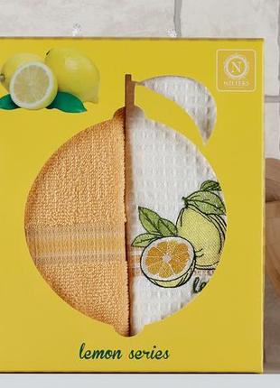 Limon havlu & peсete набір кухонних рушників 40х60 см2 фото