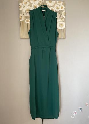 Зеленое платье, новое, макси
