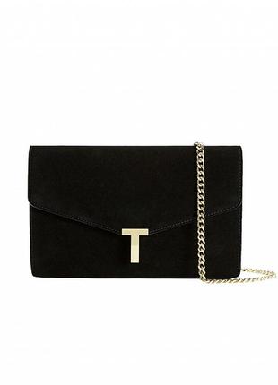 Клатч кожа, мех