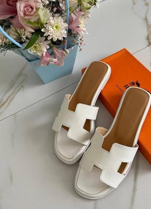 Капці в стилі hermes