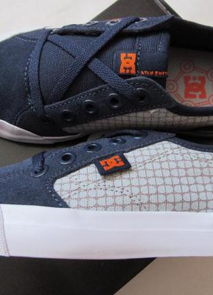 Dc shoes кеды кроссовки для мальчика натур. замш 32 eur2 фото