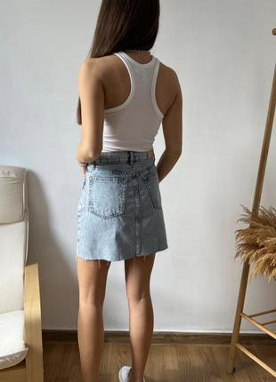 Mango джинсовая юбка в наличии3 фото