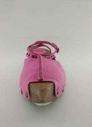 Босоніжки жіночі шкіряні replay 41 р. 26,5 см рожеві арт. 064 фото