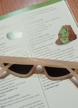 Экстравагантные узкие солнцезащитные очки, vintage supply (англия).3 фото