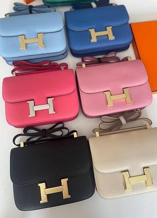 Сумка hermes constance натуральная кожа люкс 3