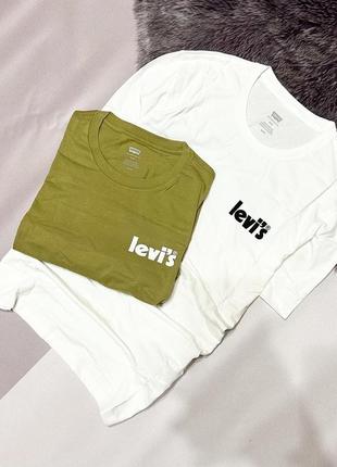 Новый комплект мужских оригинальных футболок levis м и л размер4 фото