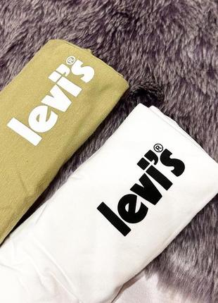 Новый комплект мужских оригинальных футболок levis м и л размер3 фото