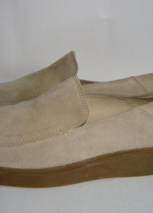 Туфли кожаные мужские бежевые picazo 44р.2 фото