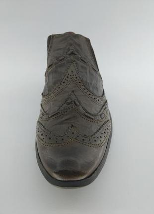 Туфлі чоловічі шкіряні fat company 41 р. 27 см коричневі арт. 043 фото