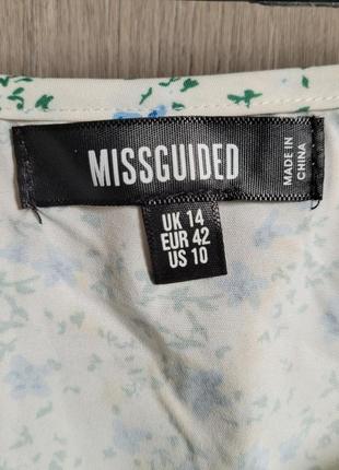 Блуза топ missguided с объемными рукавами3 фото