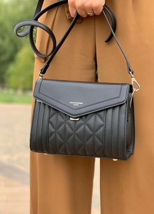 Сумка на длинной ручке cross-body сумочка трендовая и стильная кроссбоди david jones