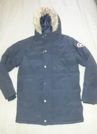 Теплий зимовий пуховик-парку smog xs