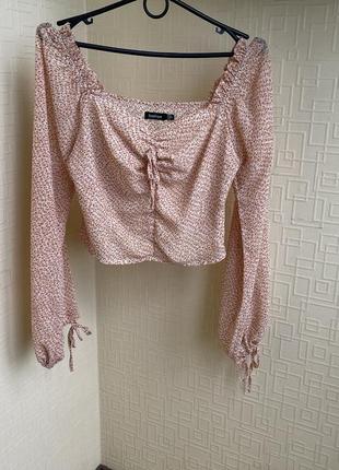 Стильный топ блузка boohoo xs, 6, 34