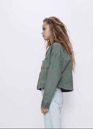 Джинсова куртка zara