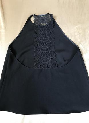 Блуза zara с кружевом3 фото