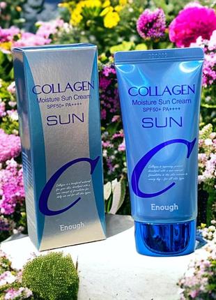 Солнцезащитный крем с коллагеном enough collagen moisture sun cream spf 50 к. 150861 фото