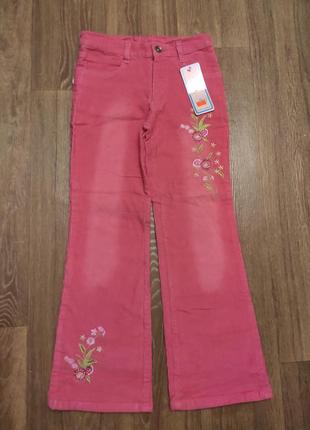 Штани вельветові на дівчинку 8 років