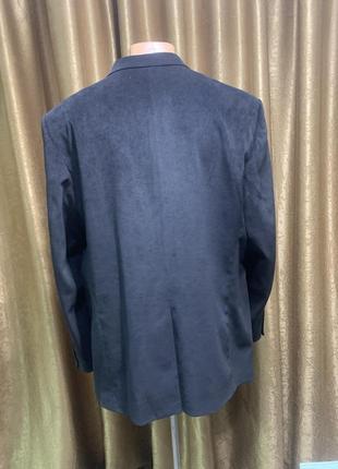 Тёплый мужской пиджак в рубчик erpateks размер 2xl-3xl4 фото