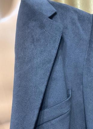 Тёплый мужской пиджак в рубчик erpateks размер 2xl-3xl5 фото