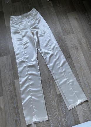 Атласные штаны zara