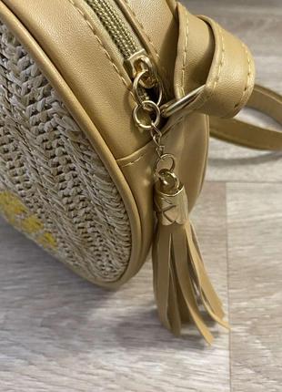 Модная женская соломенная сумочка4 фото