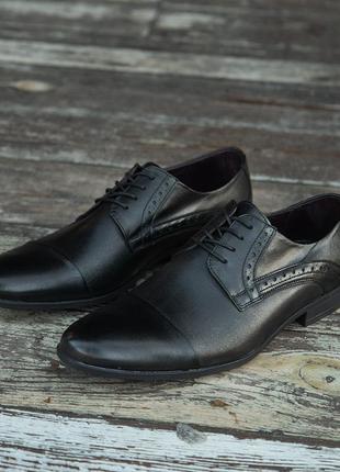 Польське взуття tapi туфлі чорні5 фото