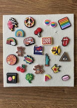 Джиббитсы jibbitz джиббітс украшения для кроксов