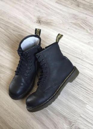 Ботинки dr. martens оригинал 1460 классика стильные актуальные тренд натуральная кожа