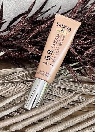 Оригінал бо крем тональний isadora cream all-in-one make-up spf 12 8 blonde beige оригинал тональный бб крем
