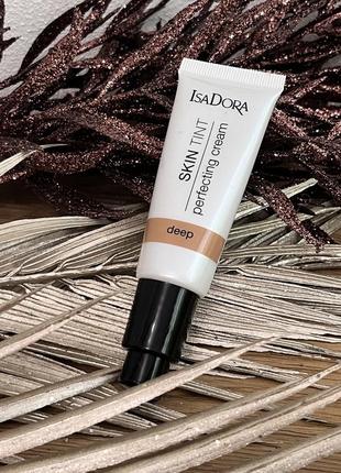 Оригінал isadora skin tint perfecting cream foundation тональна основа deep оригинал тональный крем