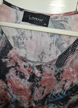 Туника тонкая воздушная, вискоза, принт9 фото