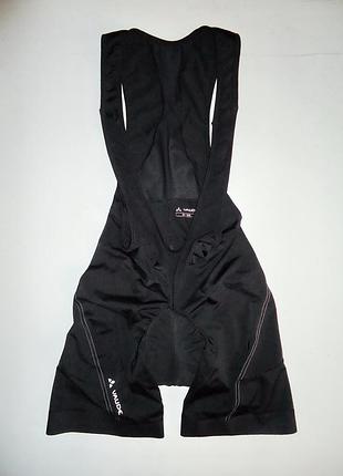 Велошорты  vaude bib shorts велоформа черные (xxl)