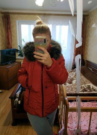 Куртка еврозима, тепла, холодна осінь, 44-46 розмір, пуховик