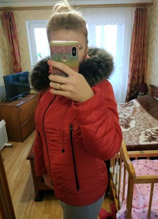Куртка еврозима, тепла, холодна осінь, 44-46 розмір, пуховик3 фото