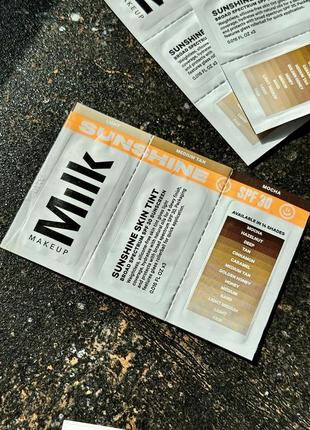 Milk makeup sunshine skin tint broad spectrum spf 30 пробник тинту