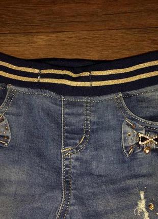 Стильні джинси на дівчинку3 фото