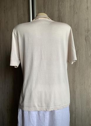 Clarina шовкова футболка поло5 фото