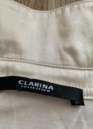 Clarina шовкова футболка поло7 фото
