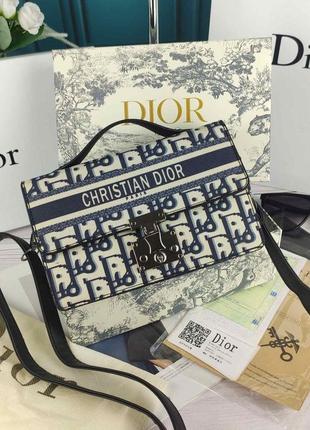 Женская сумка в стиле диор dior в коробке3 фото