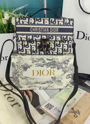 Женская сумка в стиле диор dior в коробке2 фото