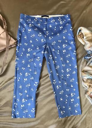 Бриджи яркие летние высокая посадка