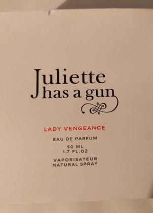 Juliette has a gun lady vengeance - 5 мл, розпив